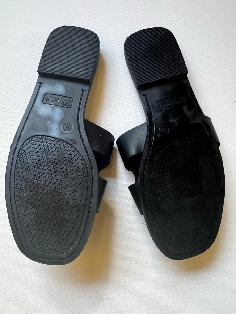 SONOMA Black Women's Slip-On Mule Sandals SZ 8